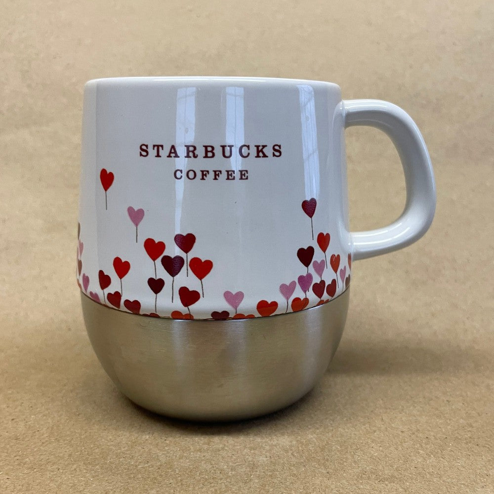 Starbucks Heart Balloons Metal Bottom Mug-2007